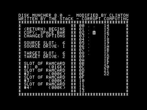Disk Muncher ( Floppy Disk Copier for the Apple II )