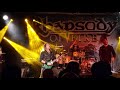 Rhapsody Of Fire Solo Clash Of Times Live Serbia
