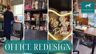 Should you needle felt STANDING UP! / Redesigning my office to see if I can!
