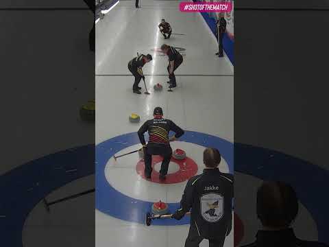 Timo Verreycken - Shot of the Match - Team Verreycken vs Brewer's Ducks🇧🇪🥌 #curling #sport #curdiatv