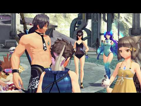 Xenoblade Chronicles 2 Swimsuit Edition Cutscene 083 - Welcome to the Praetorium