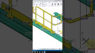 Add segment to handrail #tekla #teklastructures