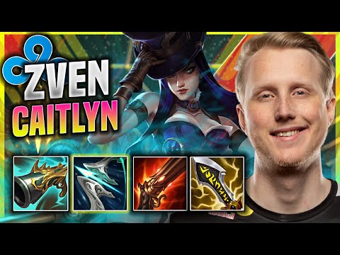 ZVEN IS A MONSTER WITH CAITLYN! - C9 Zven Plays Caitlyn ADC vs Ezreal! | Patch 11.17