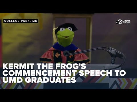 FULL: Kermit The Frog's commencement speech to 2025 University of Maryland graduates