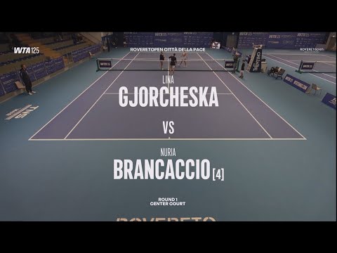 Lina Gjorcheska (MKD) vs  (4) Nuria Brancaccio (ITA) - Game, Set, Match