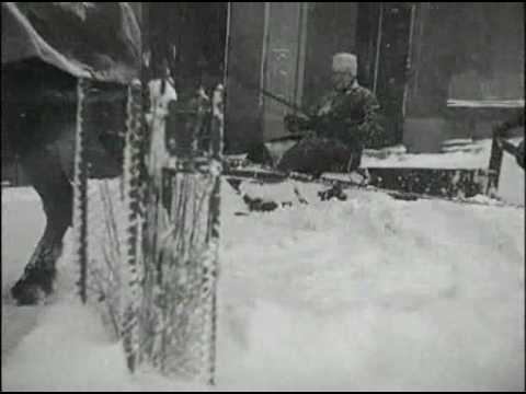 1934 Snöstorm över Stockholm