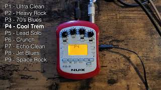 Video thumbnail for NuX PG-2: All Presets #guitar #effectspedals by Clever Little Rodents