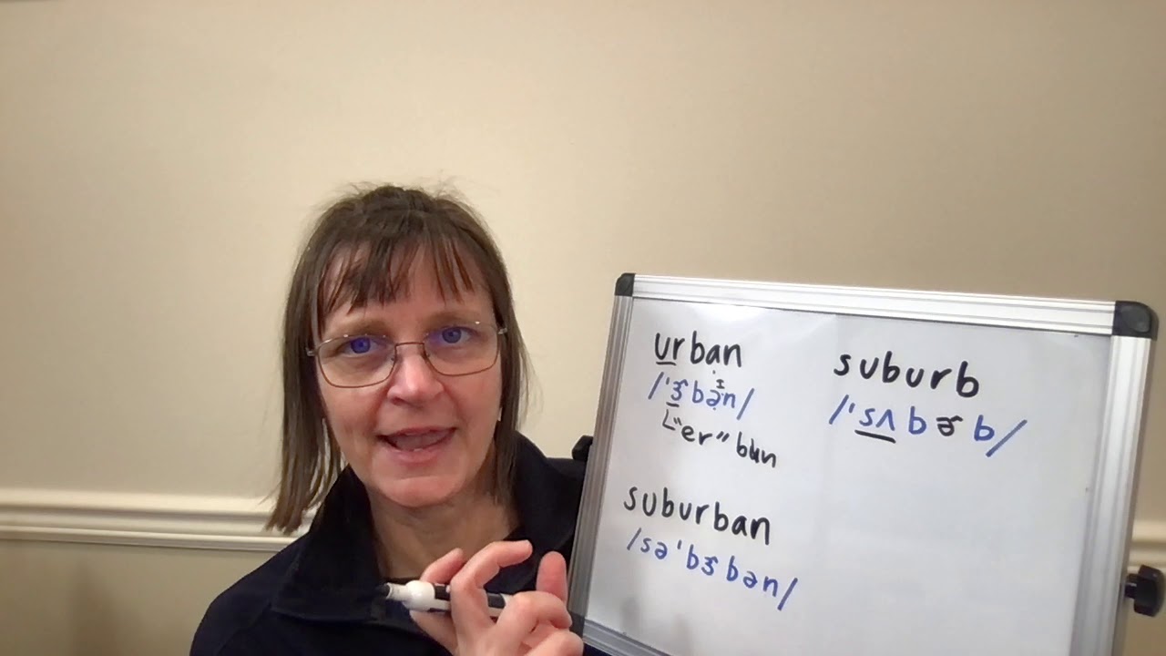 Watch video How to Pronounce Urban, Suburb and Suburban Now How to Pronounce Urban, Suburb and Suburban