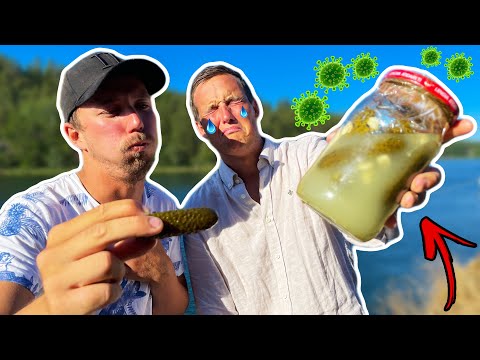 PENALTY FISHING SALMON - Loser Must Eat MOLDY PICKLES | Team Galant