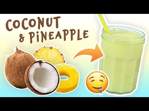 Coconut Pineapple Smoothie (Weight Loss Smoothie Recipe)
