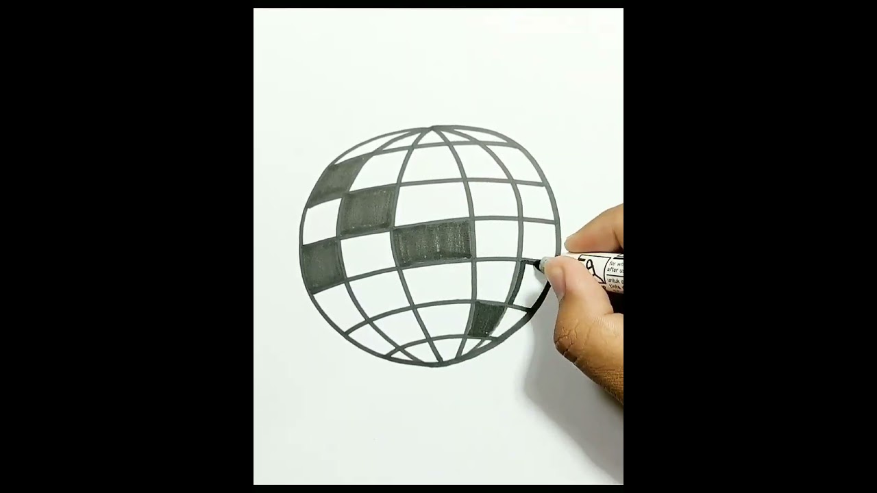 DRAWING DISCO LIGHT BALL