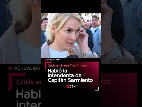 "Hay malas decisiones de una empresa que afecta a las familias" INTENDENTA CAPITÁN SARMIENTO