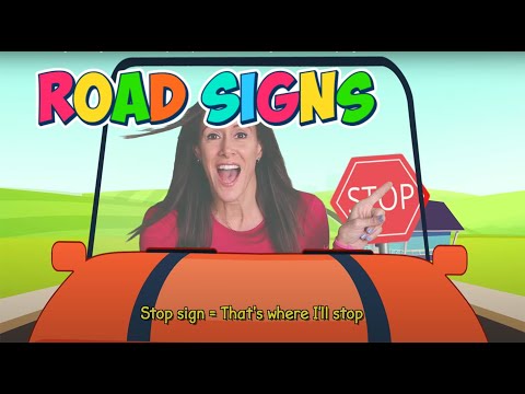 Learn Road Signs Song for Children | Signs, Signs Everywhere |Patty Shukla Street Signs Road Safety
