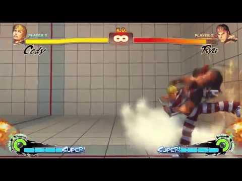 USF4: Cody Anti Air M Ruffian Into Knife Reset