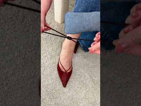 High Heels shoe lace hack. #lifehack #tutorial #fashion #ootd