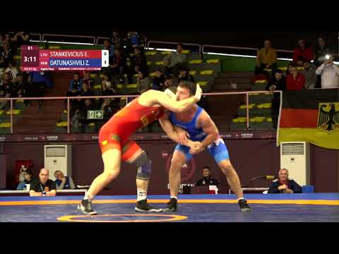 1/8 GR - 87 kg: E. STANKEVICIUS (LTU) v. Z. DATUNASHVILI (SRB)