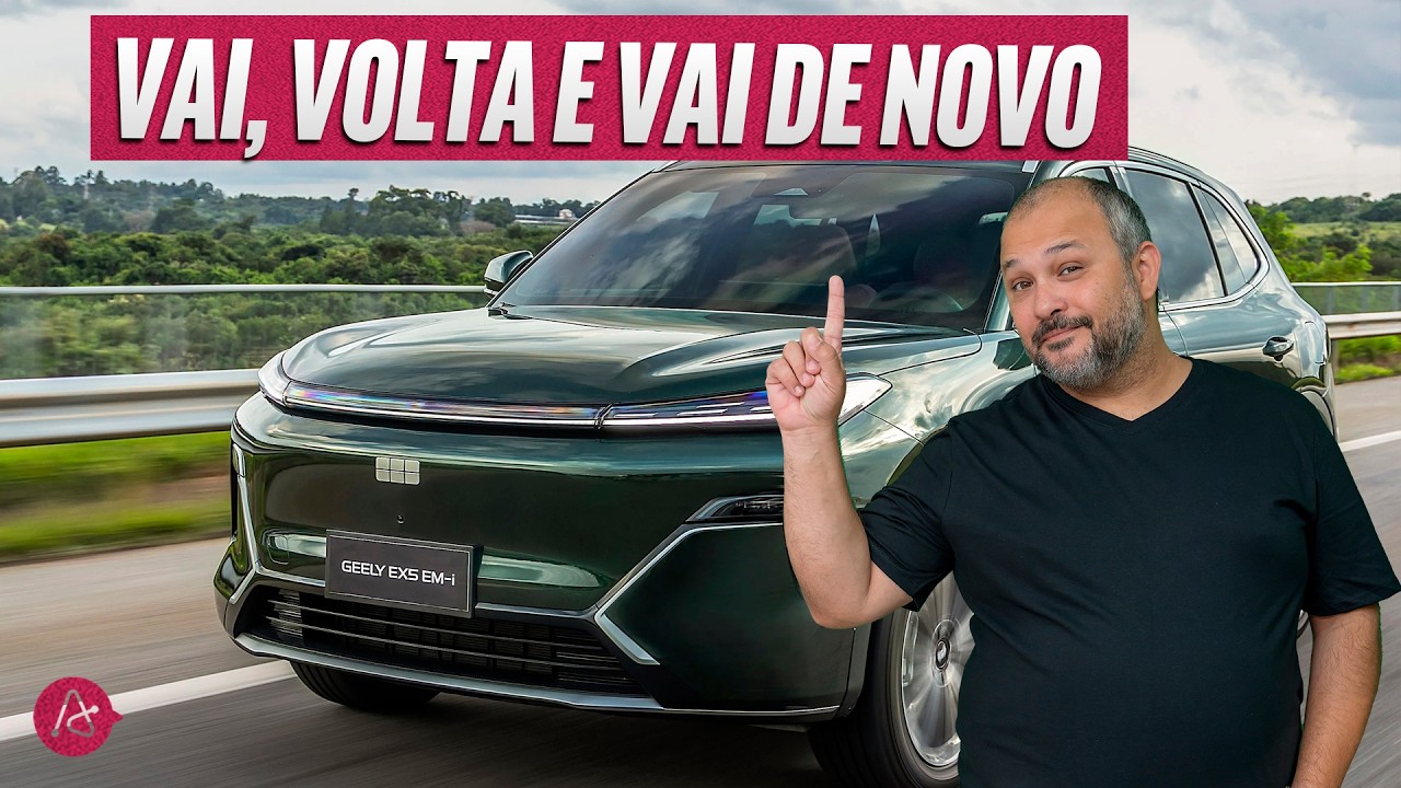 GEELY EX5 EMi TEM TECNOLOGIA DE CARRO ELÉTRICO, COM A TRANQUILIDADE DO TANQUE DE COMBUSTÍVEL