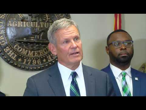Gov. Lee visits Memphis, holds press conference on plans for the National Guard’s deployment