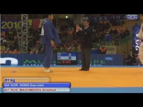 SUWON 2010 SONG (KOR) MAGOMEDOV (RUS) -81 KG
