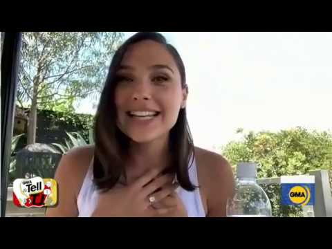 Gal Gadot - Surprises a superhero group of front-line heroes