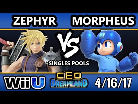 CEO Dreamland 2017 Smash 4 - Zephyr (Cloud) Vs. Morpheus (Mega Man) SSB4 Pools - Smash Wii U