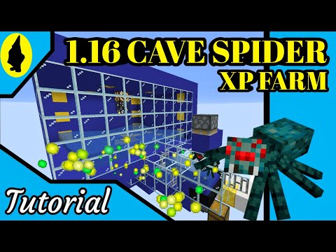 Minecraft | 1.16.4 CAVE SPIDER XP FARM EASY TUTORIAL | JAVA