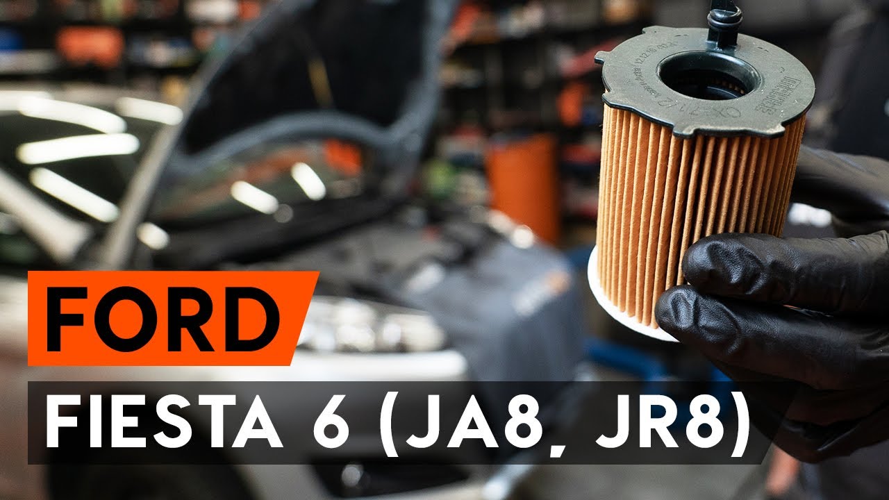 Kako zamenjati avtodel motorna olja in filter na avtu Ford Fiesta JA8 – vodnik menjave