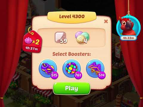 Homescapes Level 4300 With No Boosters