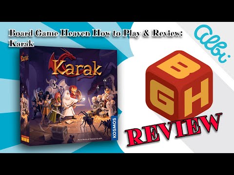 Board Game Heaven How To Play & Review 244: Karak (Albi) - A family friendly dungeon crawler