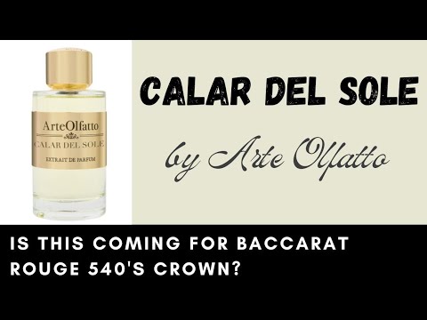 Hidden gem perfume| ArteOlfatto Calar Del Sole #arteolfatto #baccaratrouge540 #hiddengem