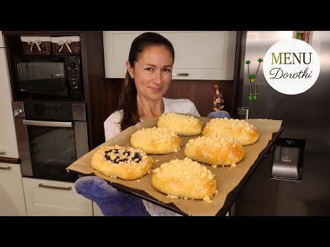 The best blueberry buns in the world ;-) Recipe for making yeast buns with blueberries. Dorotka's...