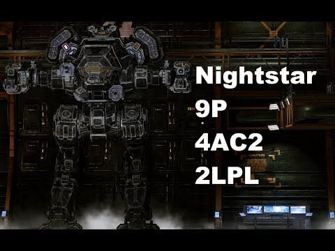 Mechwarrior Online : NSR-9P "Mad shooter" (4xAC2, 2xLPL, LE300)