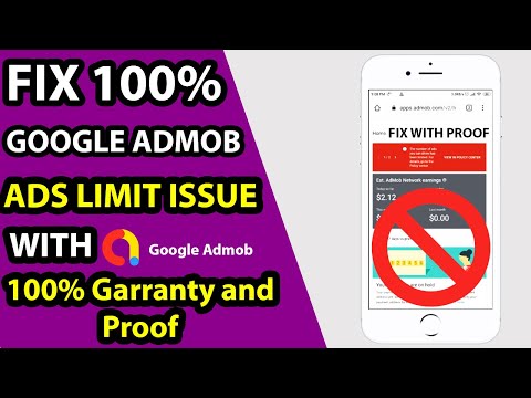 How to Fix Temporary Ad Serving Limit Placed Admob Account - Fix Admob Ads ot showing