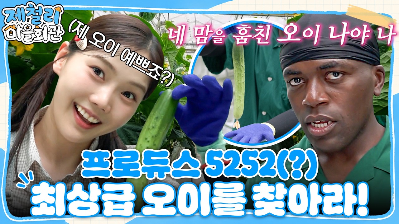 [제철리 마을회관] 오이계의 센터를 찾아라🥒 제철리 오이 선발전! 최상급 오이의 주인공은?  #송가인 #조