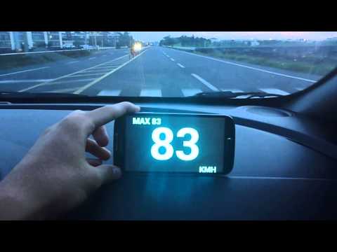 GPS LED Speedometer Video