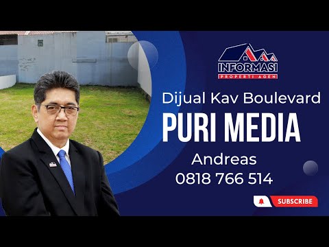 Kavling boulevard puri media, hadap timur