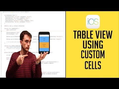 iOS Tutorial: UITableView using Custom Cells