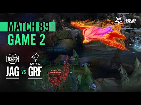 JAG vs GRF Match89 Game2 Highlight | 2019 LCK Spring
