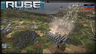 R.U.S.E - Attacking The Fortified Final Stand: Ruse Multiplayer Gameplay (1 vs 3)