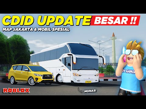 MENJELAJAHI MAP JAKARTA BARU DAN MOBIL SPESIAL !! REVIEW CDID UPDATE TERBARU - Roblox Indonesia