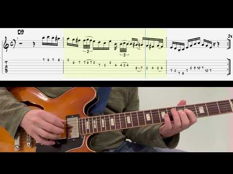 Pat Martino Jazz Guitar Licks-Dominant Bebop Scale, Quartal Harmony, Outside Lines-"Mardi Gras"