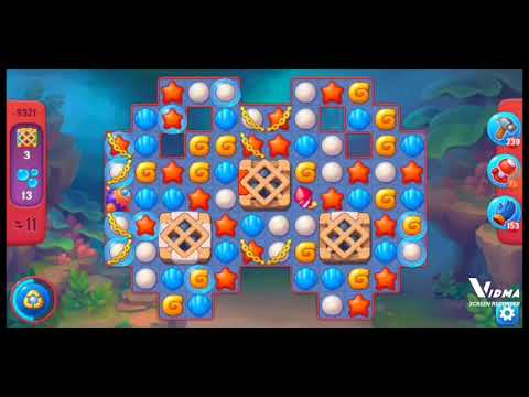 Fishdom. 9321 hard level no boosters and diamonds. 16 moves