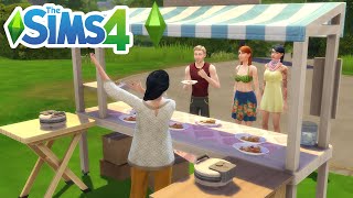 How To Sell Your Food (Home Chef Hustle Food Stand Tutorial) - The Sims 4