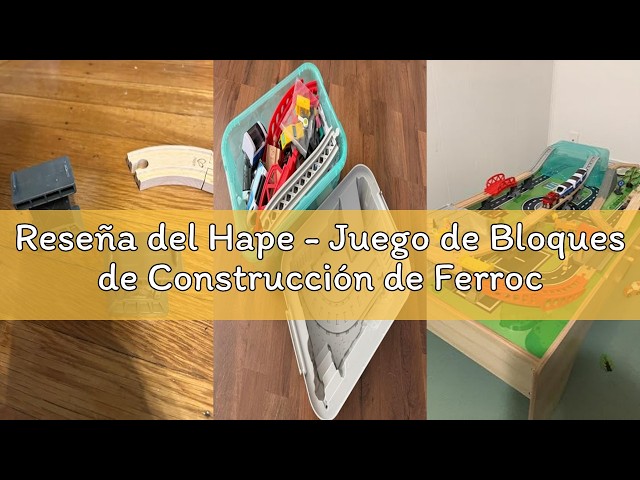 Vídeo relacionado con Hape - Juego de Cubos de Transporte súper Urbano (Toynamics E3773)