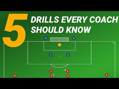5 Easy Football/Soccer Drills For Beginners | Football/Soccer