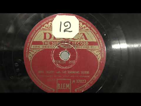 Bing Crosby & The Andrews Sisters: Jodeling jive. (1939).