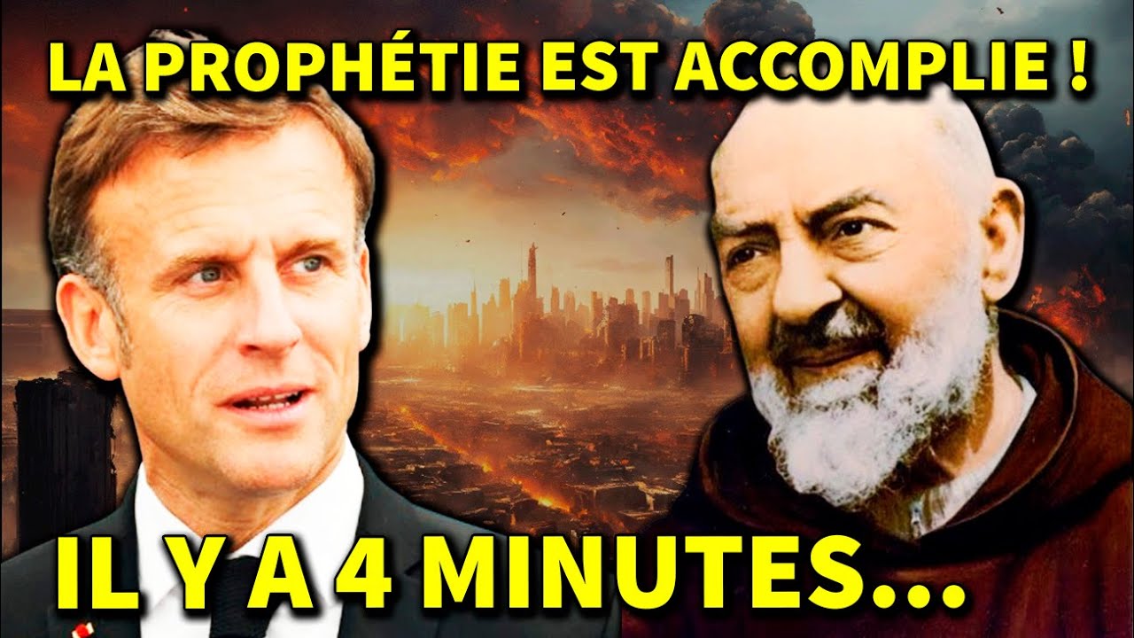 EFFRAYANT : La prophétie de Padre Pio pour la France a commencé !
