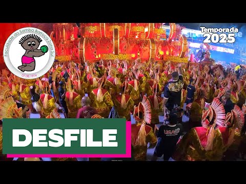 Barroca Zona Sul 2025 | Bateria no desfile oficial | Samba ao vivo - #Desfile25