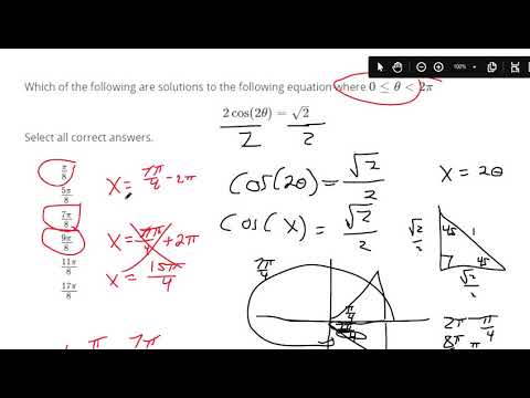 Solve trigonometric equations with multiple angles