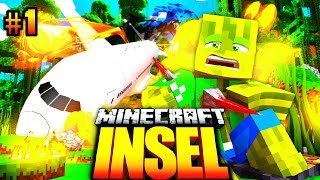 Der FLUGZEUG ABSTURZ?! - Minecraft INSEL #01 [Deutsch/HD]